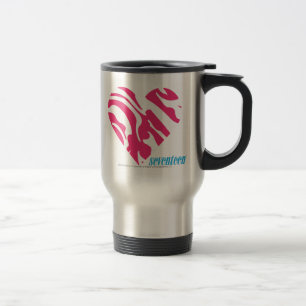 Zebra Magenta 2 Travel Mug