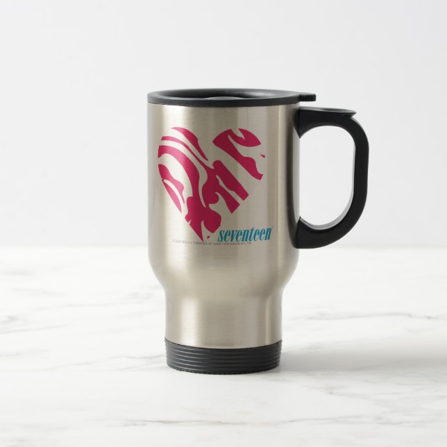 Zebra Magenta 2 Travel Mug (Right)