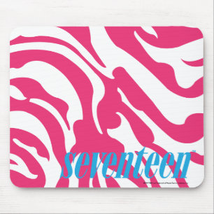Zebra Magenta Mouse Mat