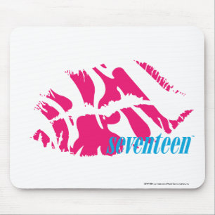 Zebra Magenta Mouse Mat