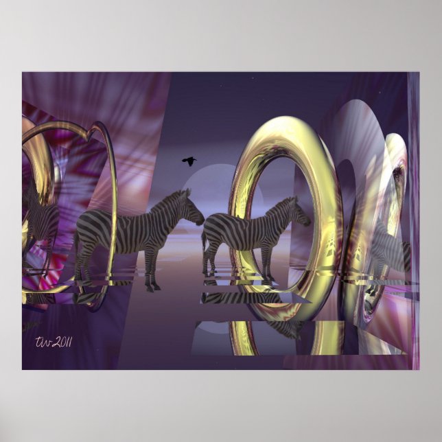 Zebra magic poster (Front)