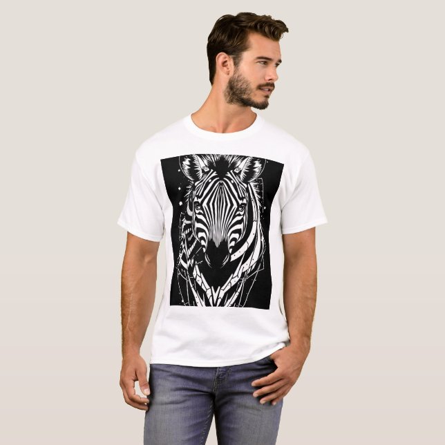 Zebra Man T-Shirt (Front Full)