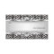 Zebra Metal Chrome Look Elegant Black White Silver