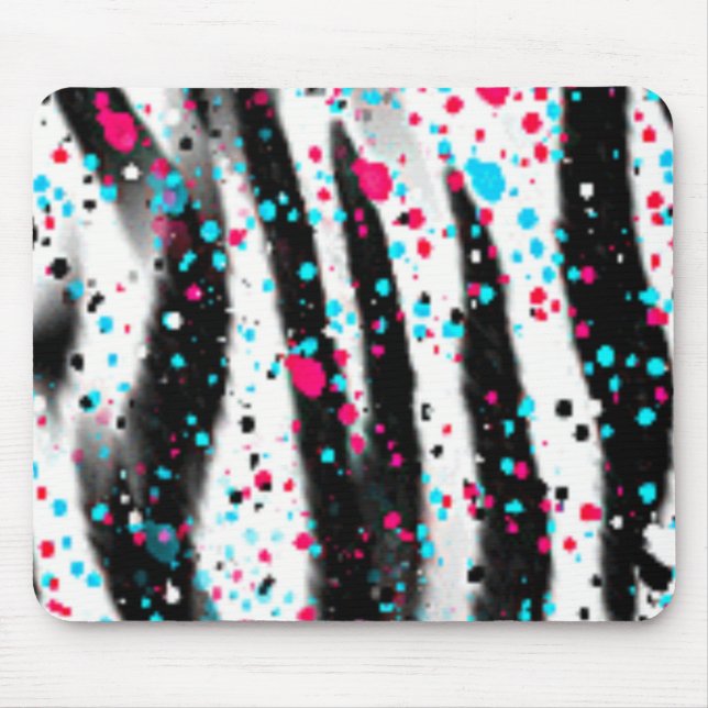 Zebra Mouse Mat (Front)