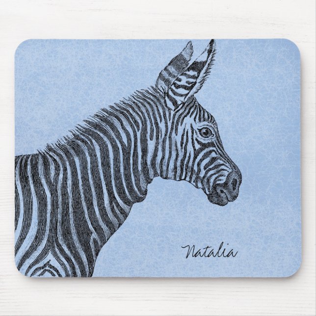 Zebra Mouse Mat (Front)