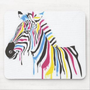 zebra mouse mat