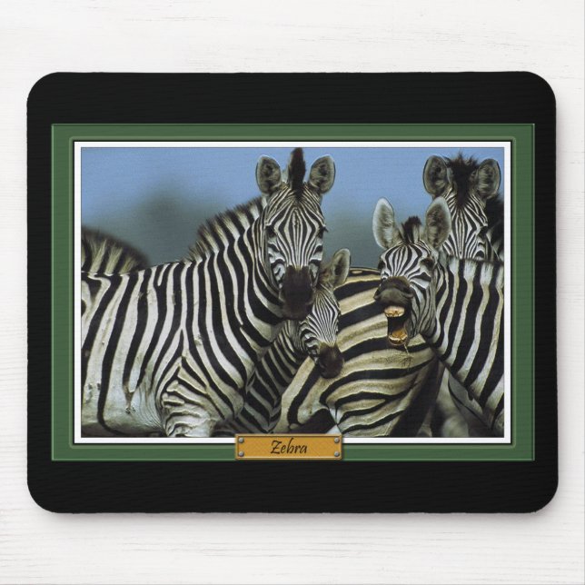Zebra Mousepad (Front)