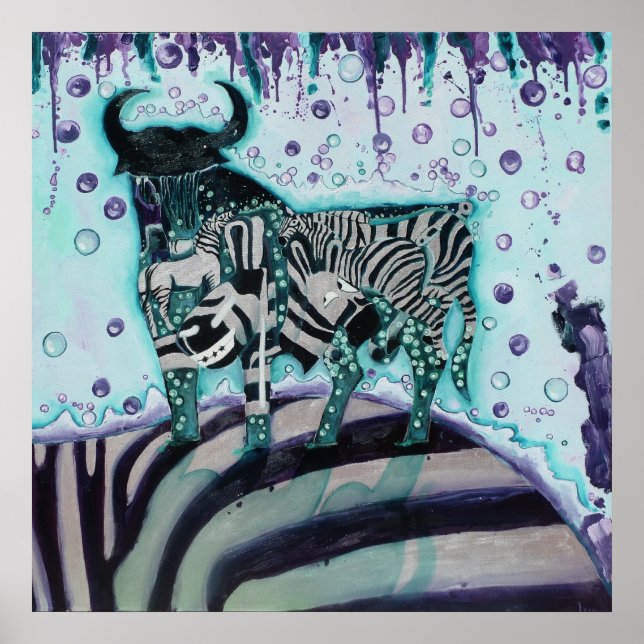 Zebra Move Poster (Front)