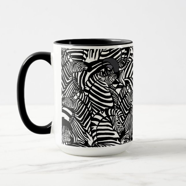 Zebra Mug 5 (Left)