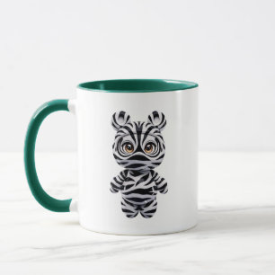 Zebra Mug Glossy Kawaii Character