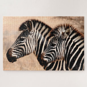 Zebra Mum & Foal, Jigsaw Puzzle