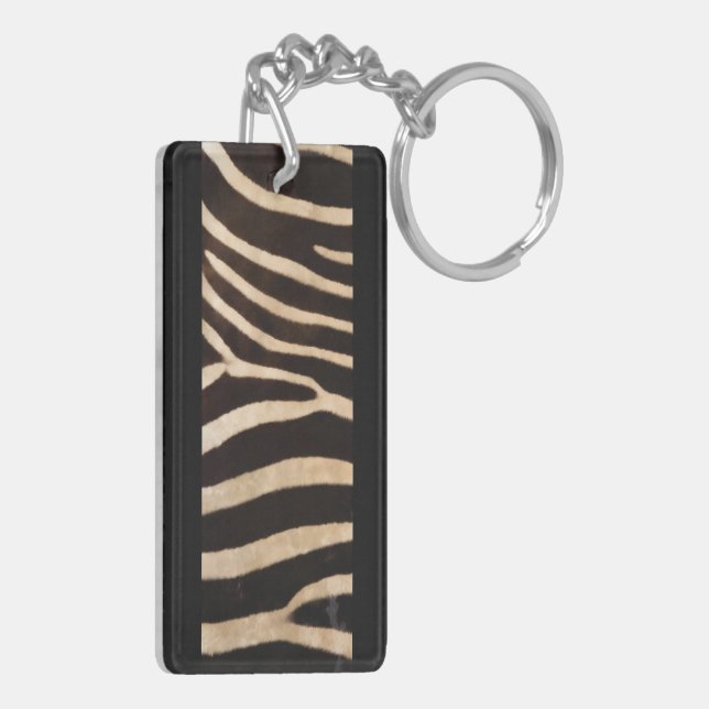 Zebra on a keychain  (Back Left)