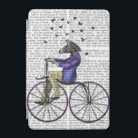 Zebra On Bicycle iPad Mini Cover<br><div class="desc">Transportation & Travel</div>