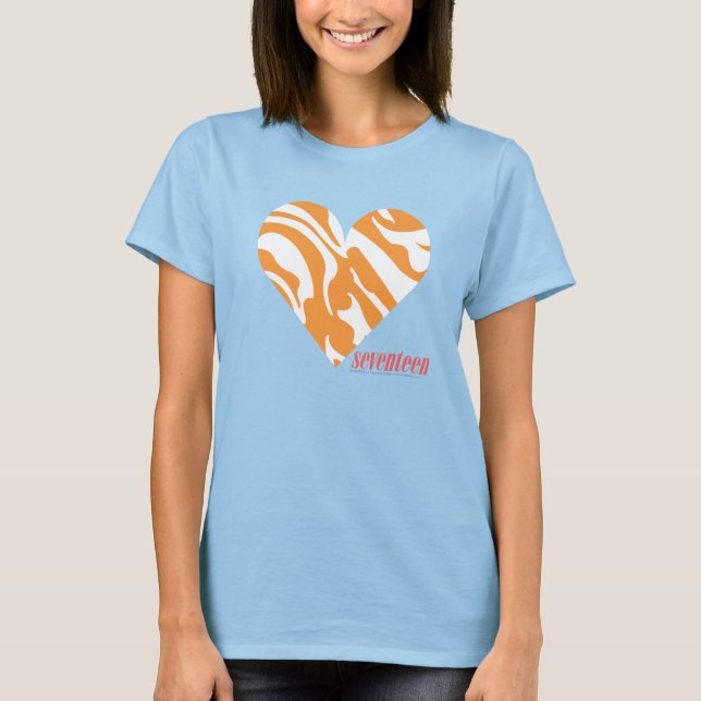 Zebra Orange 2 T-Shirt (Front)