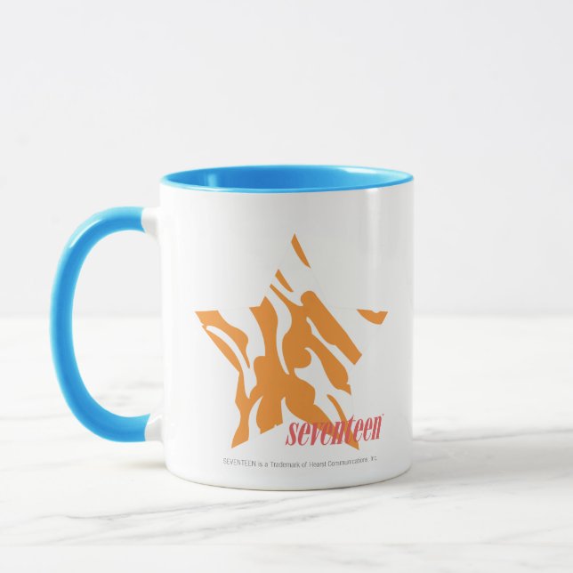 Zebra Orange 3 Mug (Left)