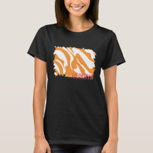 Zebra Orange 4 T-Shirt