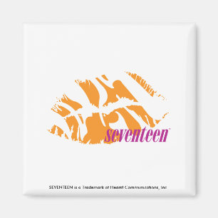 Zebra Orange Magnet