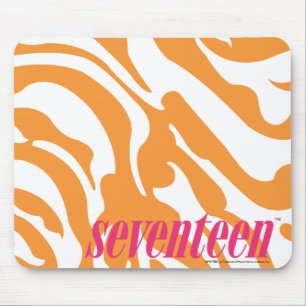 Zebra Orange Mouse Mat