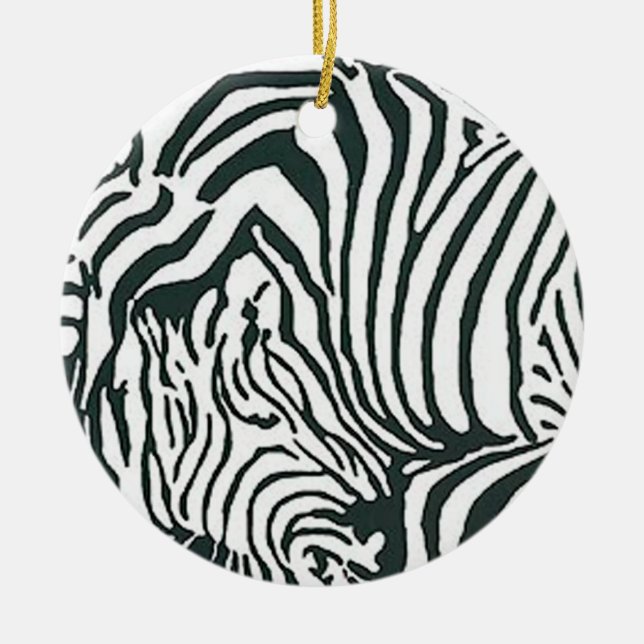 Zebra Ornament (Front)