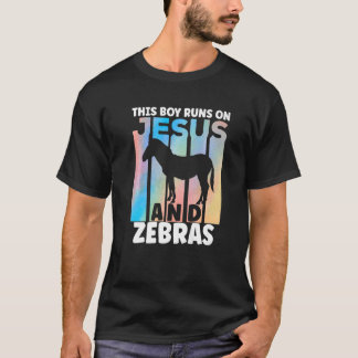 Zebra Outfit for Zebra Lovers for Boys Premium T-Shirt
