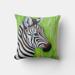 Zebra Painting Cushion