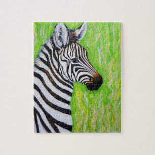 Zebra Painting Jigsaw Puzzle