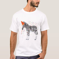 Zebra Partying - Animals Having a Party