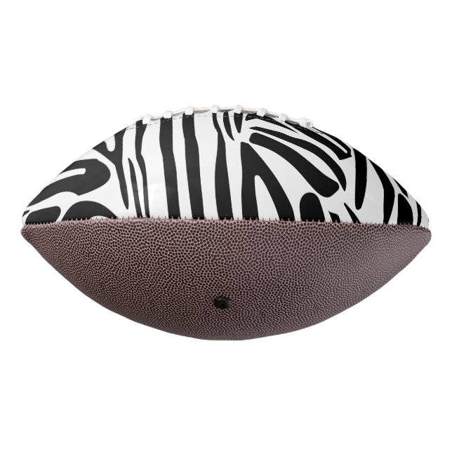 Zebra pattern american football (Rotated 270)