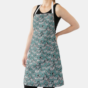 Zebra Pattern Apron