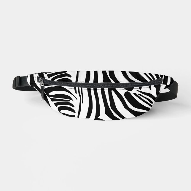 Zebra pattern bum bags (Front)