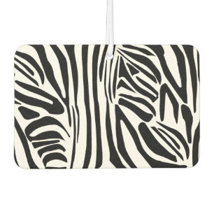 Zebra pattern car air freshener
