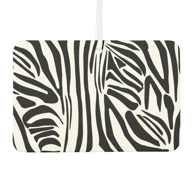 Zebra pattern car air freshener (Front)
