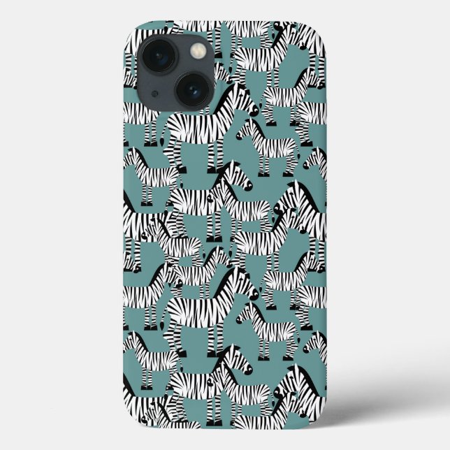 Zebra Pattern Case-Mate iPhone Case (Back)
