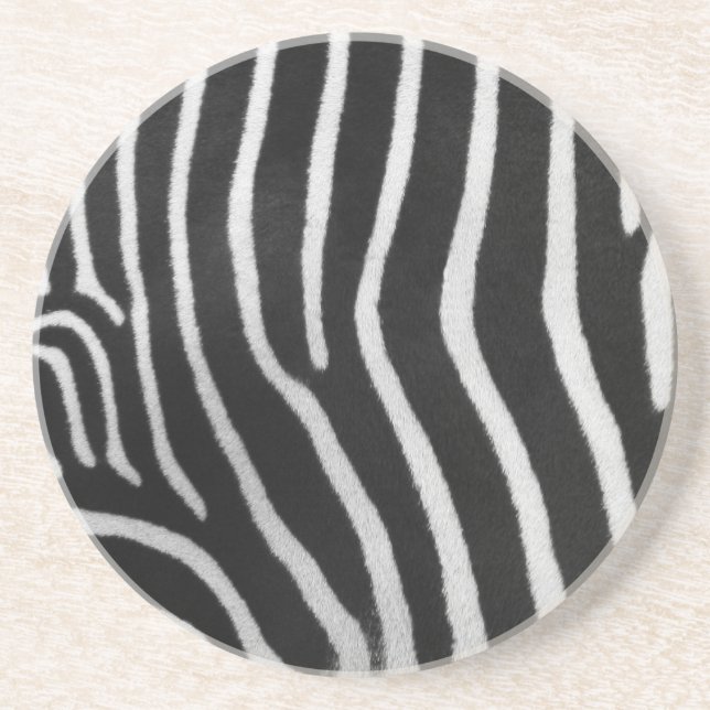 Zebra Pattern Coasters (Front)