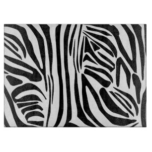 Zebra pattern cutting board
