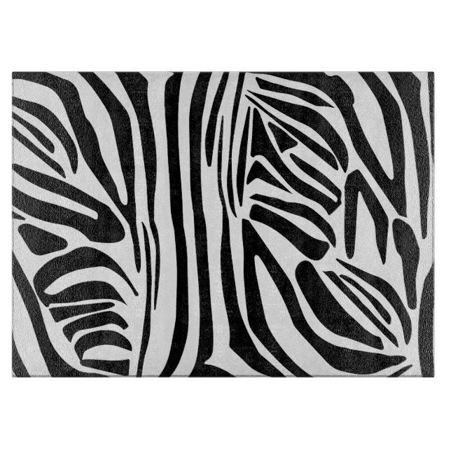 Zebra pattern cutting board (Front)