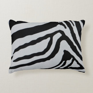 Zebra pattern decorative cushion