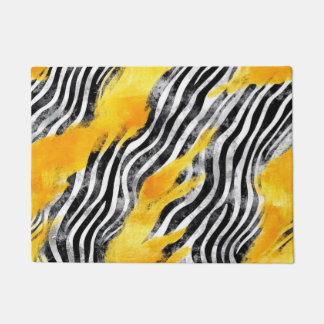 Zebra pattern doormat