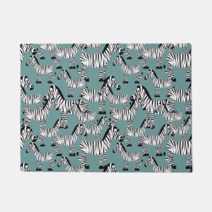 Zebra Pattern Doormat