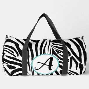 Zebra Pattern Duffle Bag