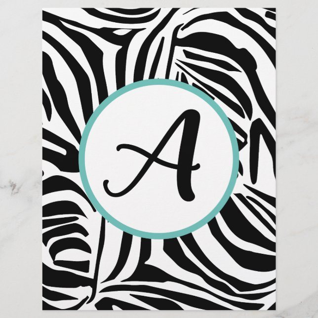 Zebra Pattern Flyer (Front)