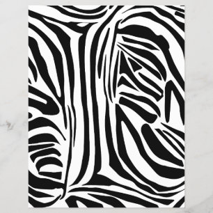 Zebra pattern flyer
