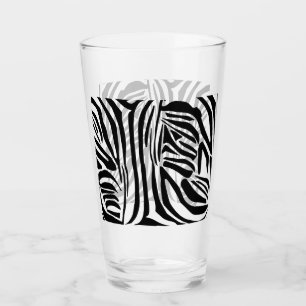 Zebra pattern glass