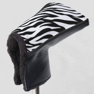 Zebra Pattern Golf Head Cover