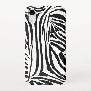 Zebra pattern iPhone XR case