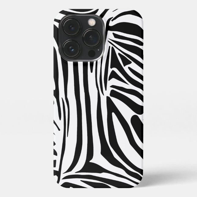 Zebra pattern iPhone case (Back)