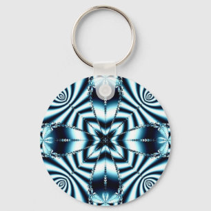 zebra pattern keychain