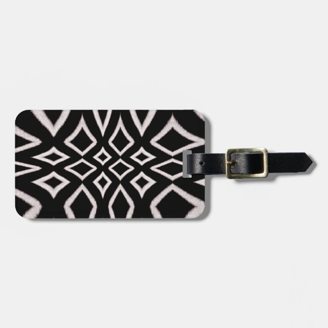 Zebra Pattern_Luggage Tag (Front Horizontal)