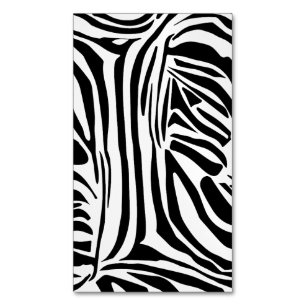 Zebra pattern 	Magnetic business card