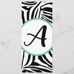 Zebra Pattern Menu